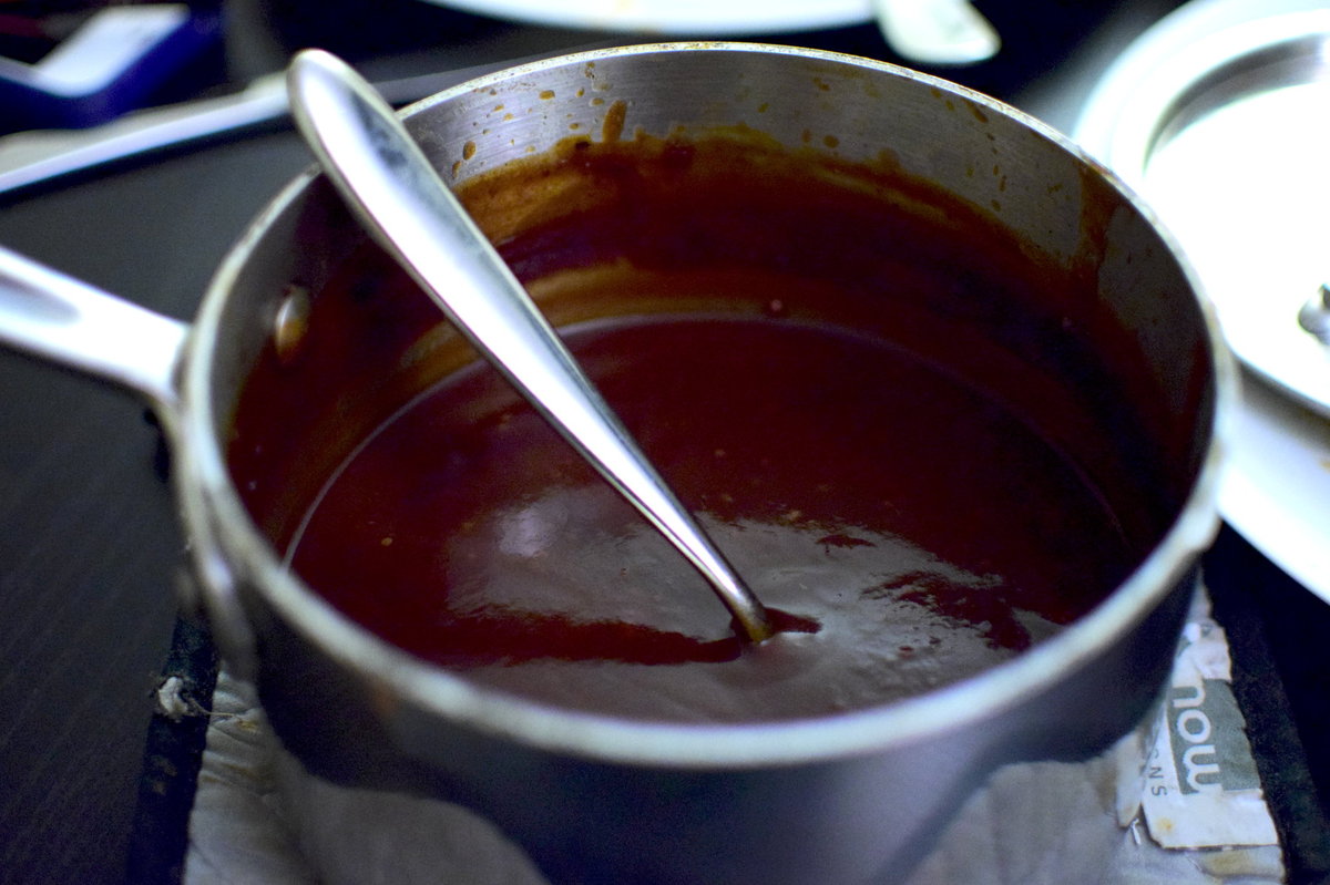 Our sweet and tangy BBQ sauce. Put it on everything.